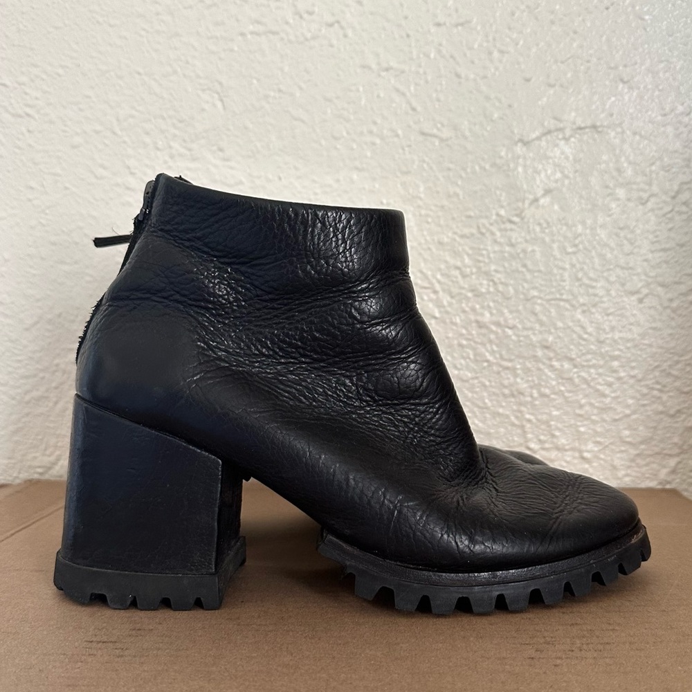 Marsell pebbles leather platform boots • EU 38 / USA 8